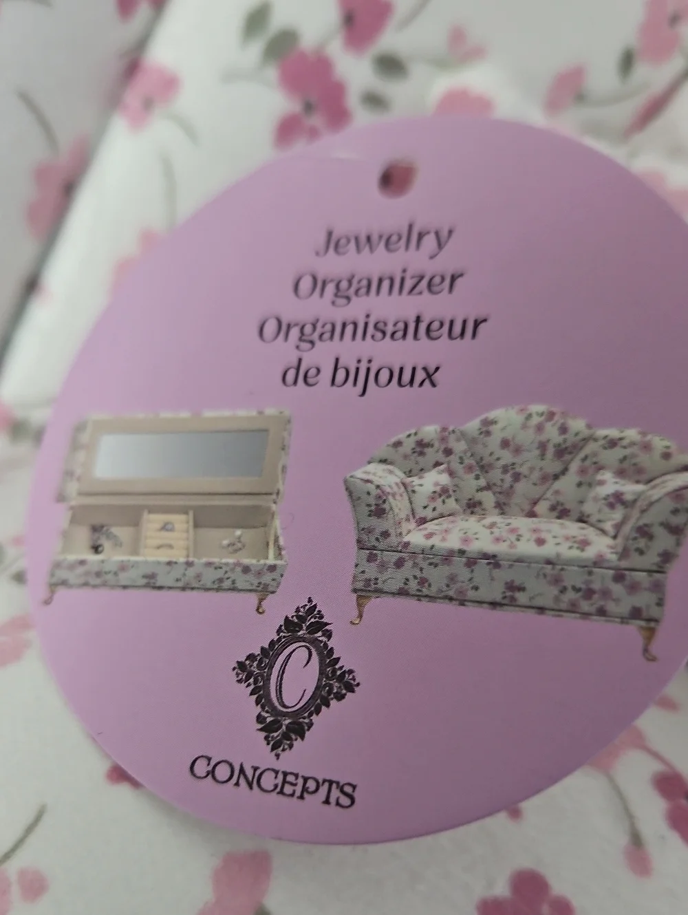 NWT Mini Sofa Jewelry Organizer